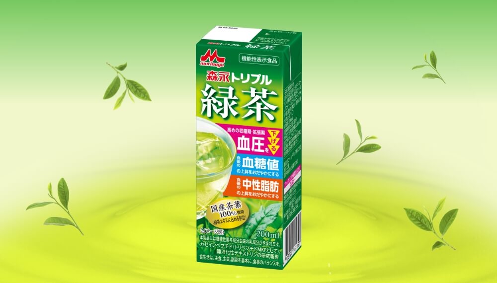 森永トリプル　緑茶